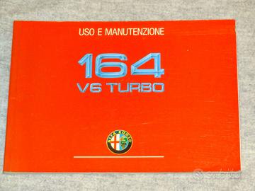 LIBRETTO USO E MANUTENZIONE ALFA ROMEO 164 TURBO