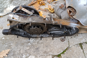 Parte di motore lambretta.50cc