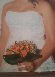 Abito da sposa Rosa Clarà. Tg 44 + velo