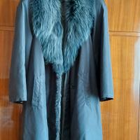 Pelliccia Shearling grigio
