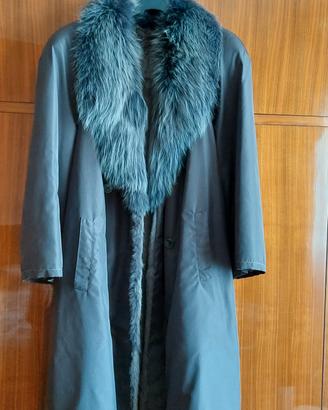 Pelliccia Shearling grigio