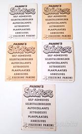 Set Stickers Panini 1982