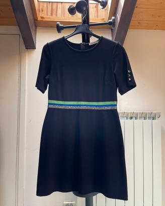 Vestito nero corto Floreiza