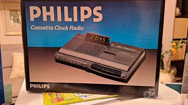Radiosveglia Vintage Philips AJ3800 mangiacassette