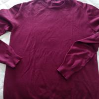 pullover uomo bordeaux sorbino 