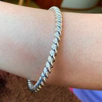 Bracciale rigido in acciaio di MJ Gioielli