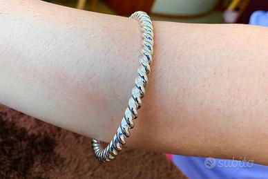 Bracciale rigido in acciaio di MJ Gioielli