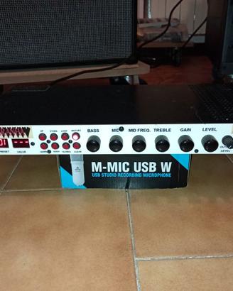 Rocktron Piranha 2xECC83/12Ax7 guitar tuube preamp