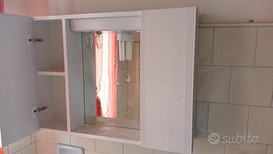Specchiera mobile bagno