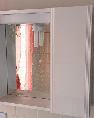 Specchiera mobile bagno