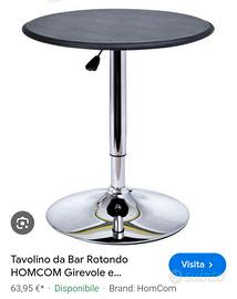 Tavolini e sgabelli per bar e casa
