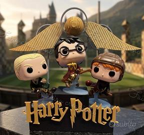 Podio Harry Potter 3D per funko pop+boccino d’oro