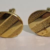 Gemelli dorati per camicia vintage/Mod/sixties