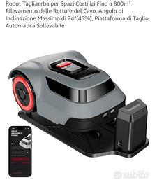 Robot tagliaerba nuovo