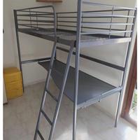 Struttura letto  a soppalco  ikea