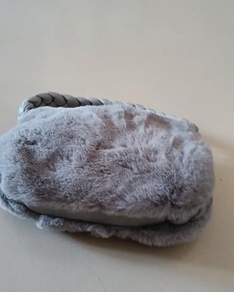 borsa a mano in velluto