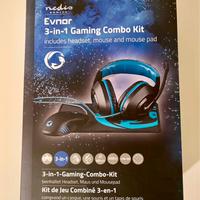 Kit combo da gaming - mouse - cuffie - tappetino