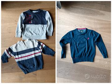 Tre maglie per bambino 4/5 anni