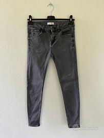 Zara jeans skinny grigio