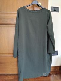 Vestito verde autunnale Amelie