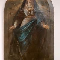 Madonna addolorata delle 7 spade quadro antico