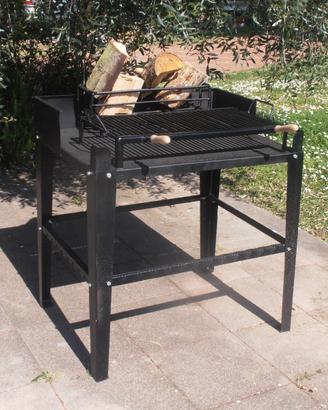 BARBECUE ARTIGIANALE  CON  BRUCIA LEGNA