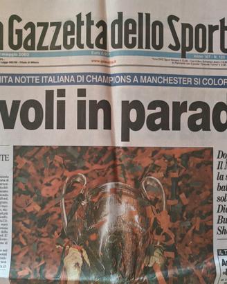 GAZZETTA DELLO SPORT MILAN CAMPIONE D’EUROPA 2003