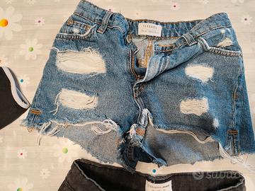Pantaloncini corti jeans ragazza