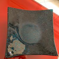 Piatto centrotavola / svuotatasche in vetro