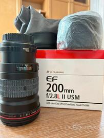 Canon EF 200mm f/2.8L II USM – COME NUOVO – Scatol