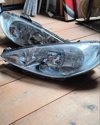 Fari fanali anteriori Peugeot 206