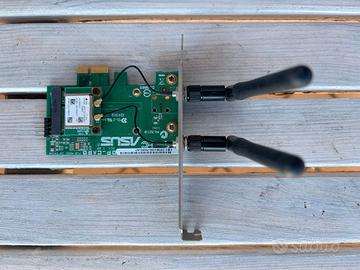 Scheda Wi-Fi PCIe ASUS AW-CB161H Antenne