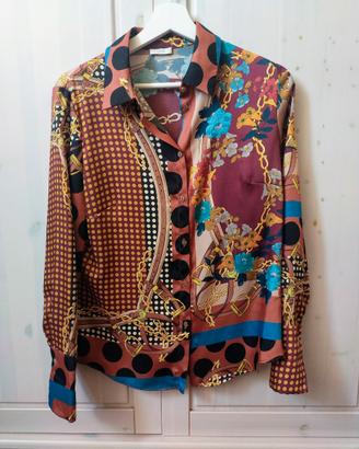 Camicia donna fantasia, tg 42, marca Oltre