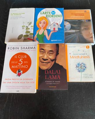 Lotto 6 Libri Crescita Personale, Mindfulness, ..