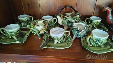 Set tazzine  porcellana a forma conchiglia