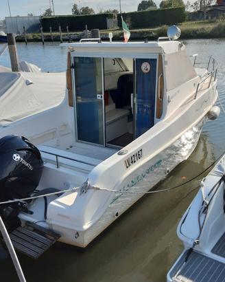 Saver manta 21 cabin fischer, motore nuovo