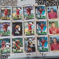 Carte figurine vintage anni '90 calcio A.S. Roma