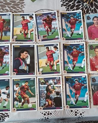 Carte figurine vintage anni '90 calcio A.S. Roma