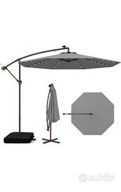 Ombrellone da giardino con led