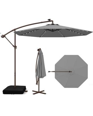 Ombrellone da giardino con led