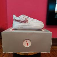 Nike Air Force 1 baby custom Swarovski glitter 