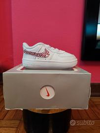 Nike Air Force 1 baby custom Swarovski glitter 