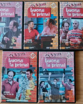 5 dvd BUONA LA PRIMA Ale e Franz + I SOLITI IDIOTI