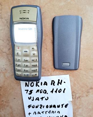 Cellulare Nokia 1101 Type: RH-75 usato funzionante