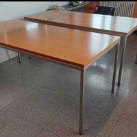 tavolo in legno e acciaio