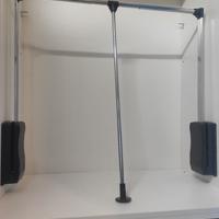 Appendiabiti con saliscendi per armadio