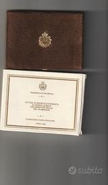 SAN MARINO DITTICO PROOF XXV OLIMPIADI ANNO 1992