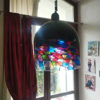 lampadario modernariato stile murano anni 70Leucos