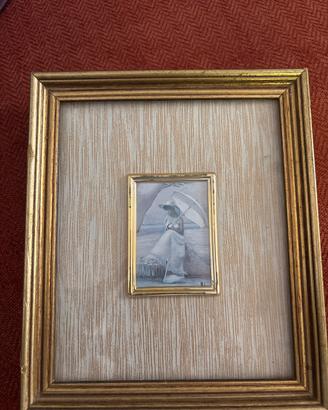 Fotolito originale del pittore innocenzo melani