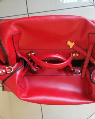 borsa in pelle Abarth